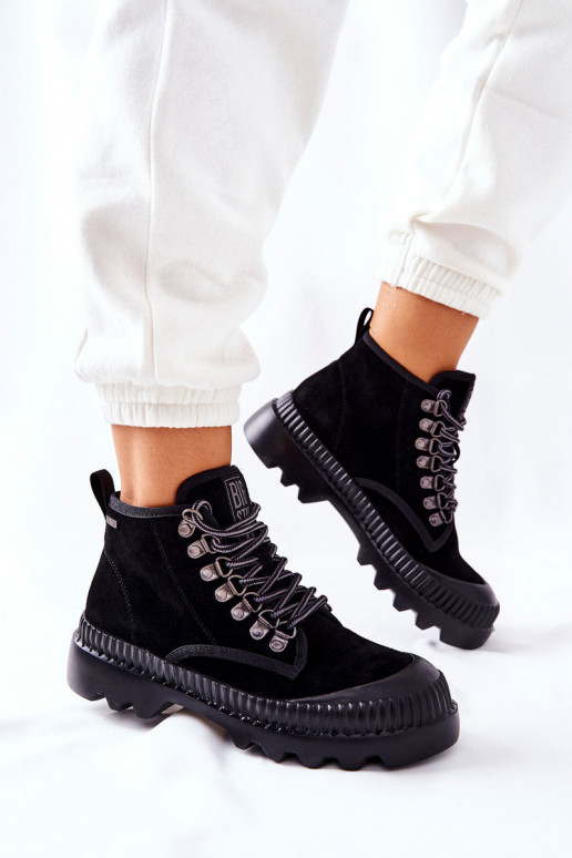 Āda apavi Sieviešu puszābaki Big Star II274363 melnas krāsas