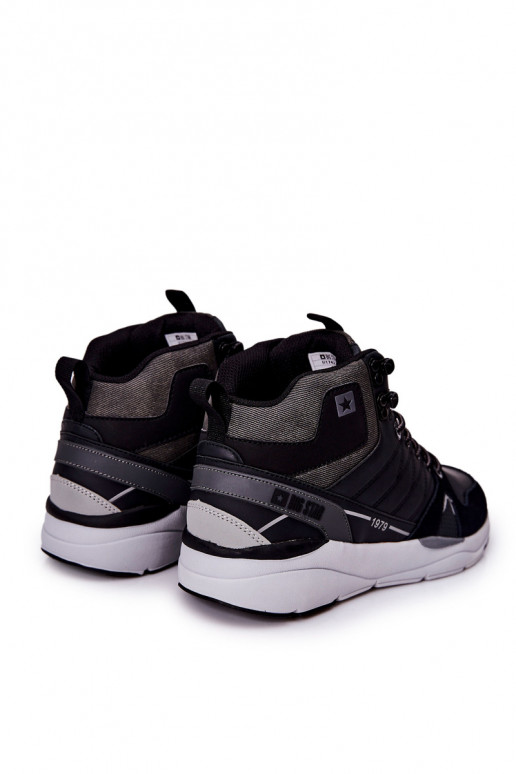 Augsts Vīriešu apavi Big Star II174223 melnas krāsas Augsts Vīriešu apavi Big Star II174223 melnas krāsas