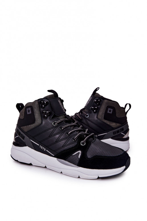 Augsts Vīriešu apavi Big Star II174223 melnas krāsas Augsts Vīriešu apavi Big Star II174223 melnas krāsas