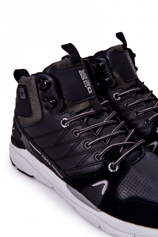 Augsts Vīriešu apavi Big Star II174223 melnas krāsas Augsts Vīriešu apavi Big Star II174223 melnas krāsas