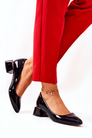 Āda Laque Kurpes Ļevskis 3118 melnas krāsas 2