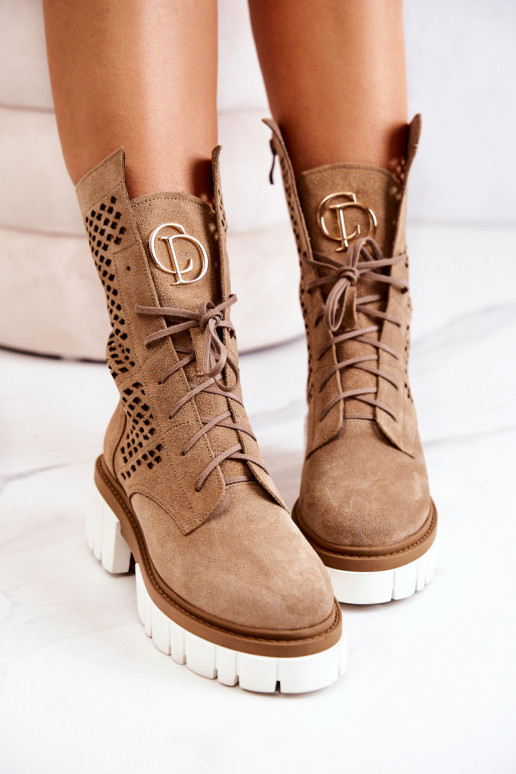 Āda Augsts zābaki Nicole brūnas krāsas 2706