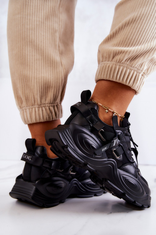 sporta apavi Sneakers modeļa apavi GOE JJ2N4083 melnas krāsas sporta apavi Sneakers modeļa apavi GOE JJ2N4083 melnas krāsas