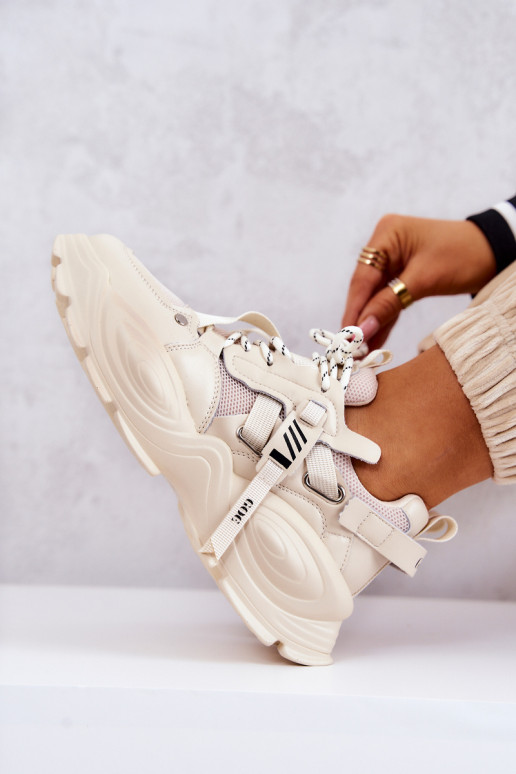 sporta apavi Sneakers modeļa apavi GOE JJ2N4082 smilšu krāsas sporta apavi Sneakers modeļa apavi GOE JJ2N4082 smilšu krāsas