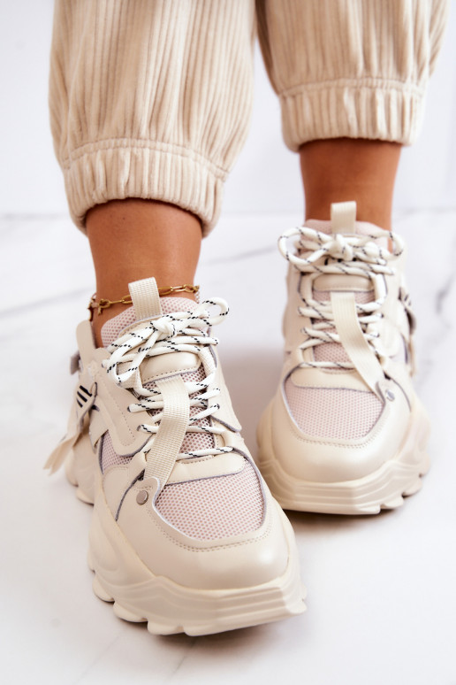 sporta apavi Sneakers modeļa apavi GOE JJ2N4082 smilšu krāsas sporta apavi Sneakers modeļa apavi GOE JJ2N4082 smilšu krāsas