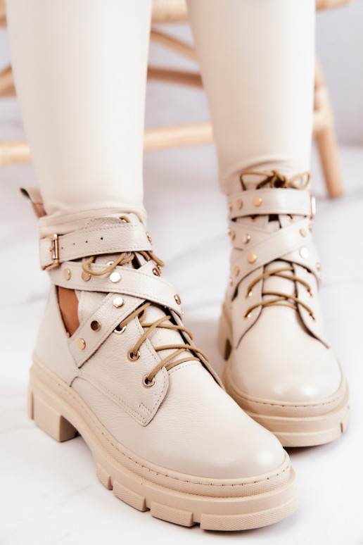 Āda Sieviešu Sieviešu puszābaki Ar izgriezumiem Ziloņkaula krāsas Everly