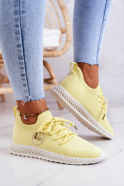 Sieviešu Sportiska stila apavi GOE JJ2N4150 Dzelteni Sieviešu Sportiska stila apavi GOE JJ2N4150 Dzelteni