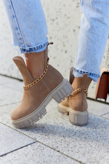 Stilīgasrnas Zamšādas kurpes Cut Out brūnas krāsas Lemar Forget Me 2