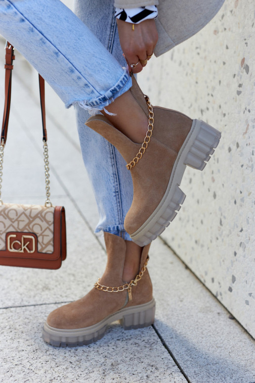 Stilīgasrnas Zamšādas kurpes Cut Out brūnas krāsas Lemar Forget Me Stilīgasrnas Zamšādas kurpes Cut Out brūnas krāsas Lemar Forget Me