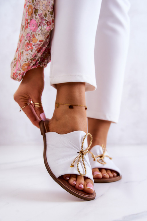 Zazoo Āda 2659 sieviešu čības baltas krāsas Zazoo Āda 2659 sieviešu čības baltas krāsas