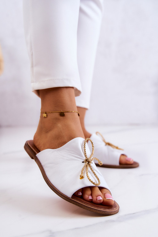 Zazoo Āda 2659 sieviešu čības baltas krāsas Zazoo Āda 2659 sieviešu čības baltas krāsas