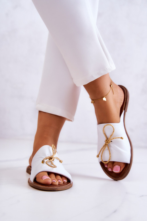 Zazoo Āda 2659 sieviešu čības baltas krāsas Zazoo Āda 2659 sieviešu čības baltas krāsas