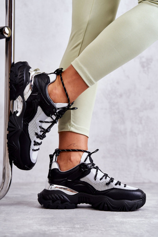 Sieviešu sporta apavi Memory Foam System Big Star KK274053 Melns-Pelēkas krāsas Sieviešu sporta apavi Memory Foam System Big Star KK274053 Melns-Pelēkas krāsas