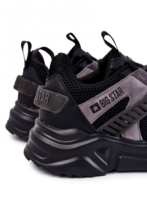 Gaisma Vīriešiem Sportiska stila apavi Big Star KK174054 melnas krāsas