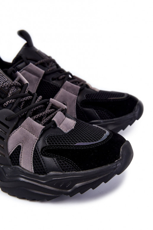 Gaisma Vīriešiem Sportiska stila apavi Big Star KK174054 melnas krāsas