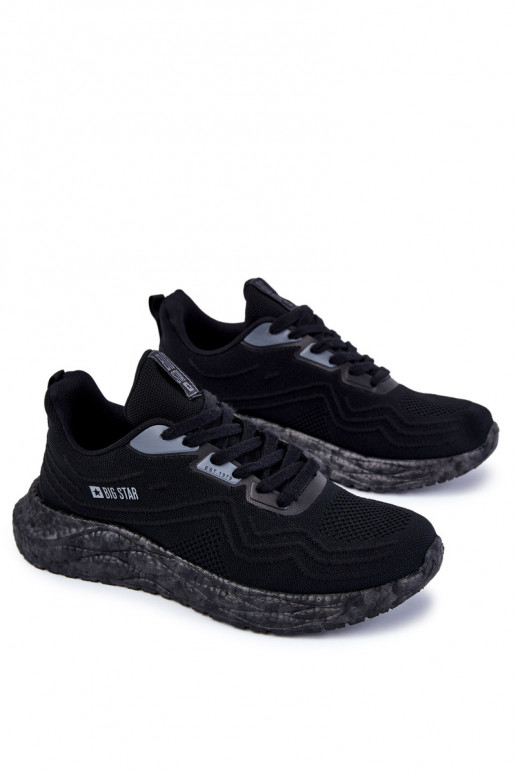 Gaisma Vīriešiem sporta apavi Big Star KK174018 melnas krāsas