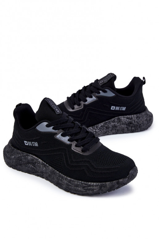 Gaisma Vīriešiem sporta apavi Big Star KK174018 melnas krāsas