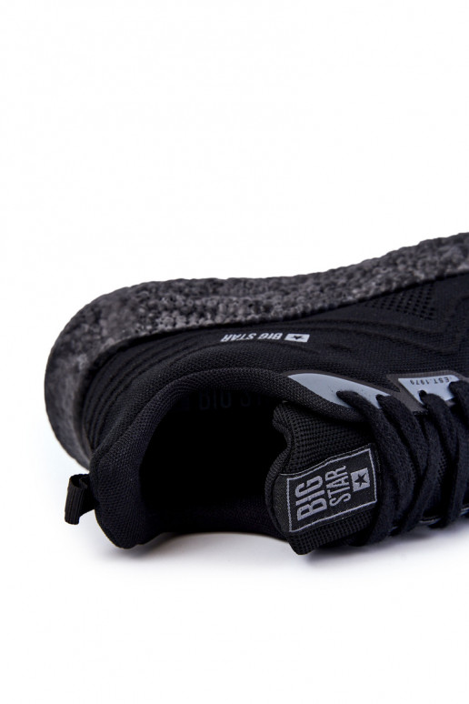 Gaisma Vīriešiem sporta apavi Big Star KK174018 melnas krāsas