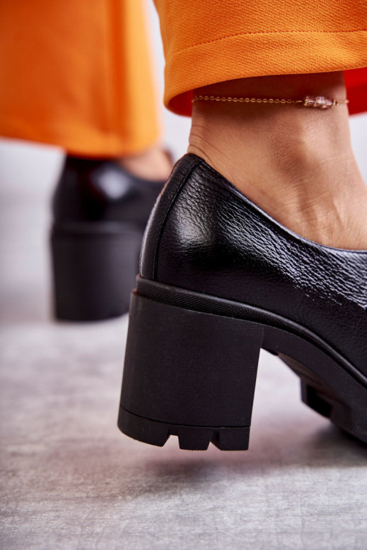 Āda apavi ar papēdi Ar zelta rotājumu melnas krāsas Lemar Mikeyla