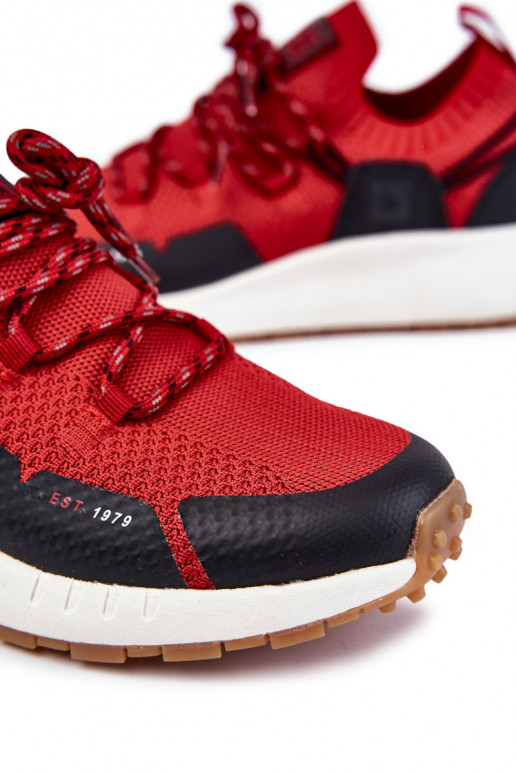 Vīriešiem sporta apavi Big Star KK174013 sarkanas krāsas