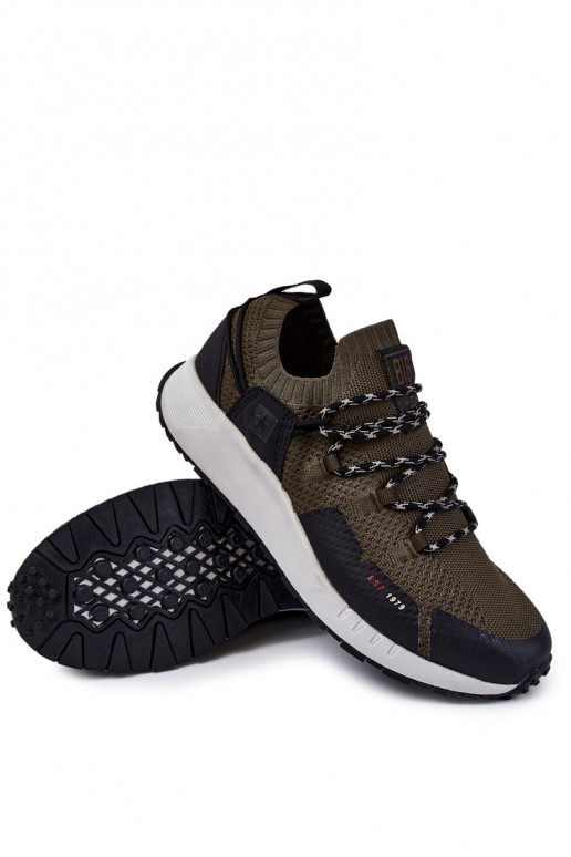 Vīriešiem sporta apavi Big Star KK174014 Haki krāsas Vīriešiem sporta apavi Big Star KK174014 Haki krāsas