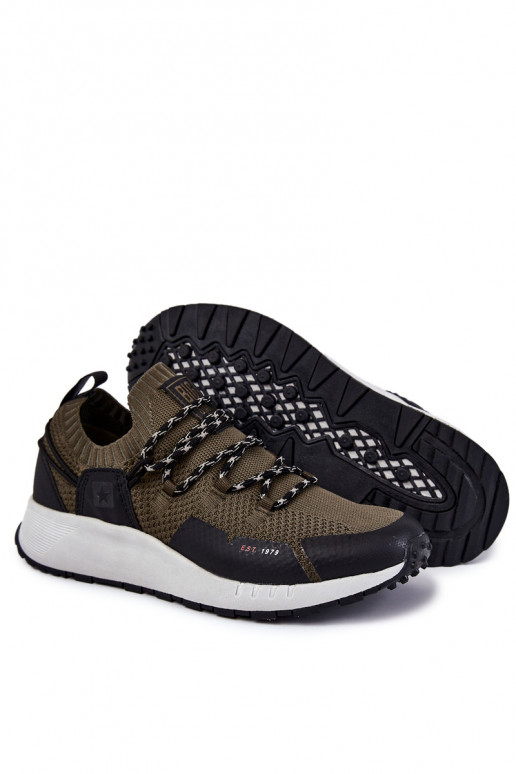 Vīriešiem sporta apavi Big Star KK174014 Haki krāsas Vīriešiem sporta apavi Big Star KK174014 Haki krāsas
