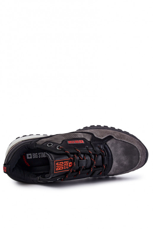 Vīriešiem Klasiska modeļa sporta apavi Memory Foam Big Star KK174271 Pelēkas krāsas Vīriešiem Klasiska modeļa sporta apavi Memory Foam Big Star KK174271 Pelēkas krāsas