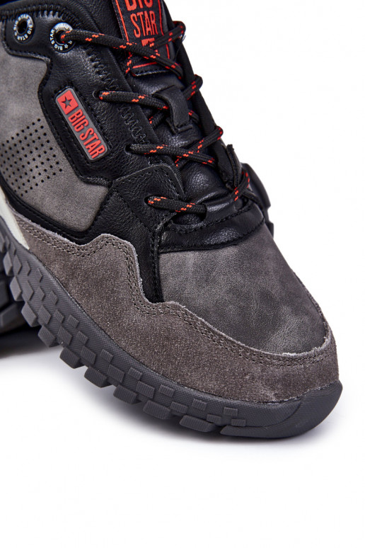 Vīriešiem Klasiska modeļa sporta apavi Memory Foam Big Star KK174271 Pelēkas krāsas Vīriešiem Klasiska modeļa sporta apavi Memory Foam Big Star KK174271 Pelēkas krāsas