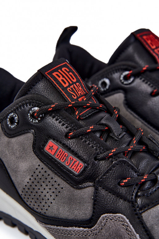 Vīriešiem Klasiska modeļa sporta apavi Memory Foam Big Star KK174271 Pelēkas krāsas Vīriešiem Klasiska modeļa sporta apavi Memory Foam Big Star KK174271 Pelēkas krāsas