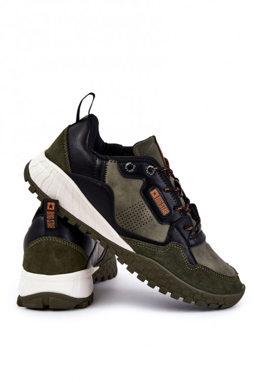 Vīriešiem Klasiska modeļa sporta apavi Memory Foam Big Star KK174272 Zaļas krāsas Vīriešiem Klasiska modeļa sporta apavi Memory Foam Big Star KK174272 Zaļas krāsas