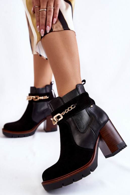 Sieviešu puszābaki Tā irciejka 05781-01 melnas krāsas