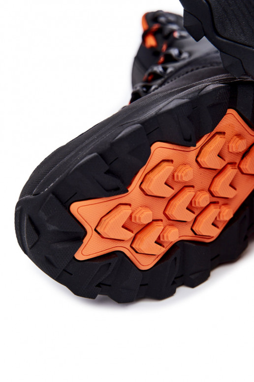 Vīriešiem pārgājienu zābaki siltināti Cross Jeans KK1R4018C melnas krāsas Vīriešiem pārgājienu zābaki siltināti Cross Jeans KK1R4018C melnas krāsas