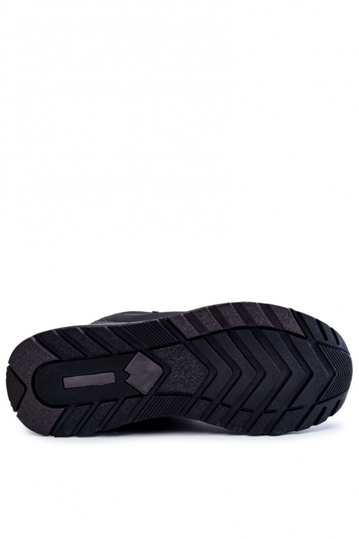 Vīriešiem Siltināti pārgājienu zābaki Cross Jeans KK1R4031C melnas krāsas Vīriešiem Siltināti pārgājienu zābaki Cross Jeans KK1R4031C melnas krāsas