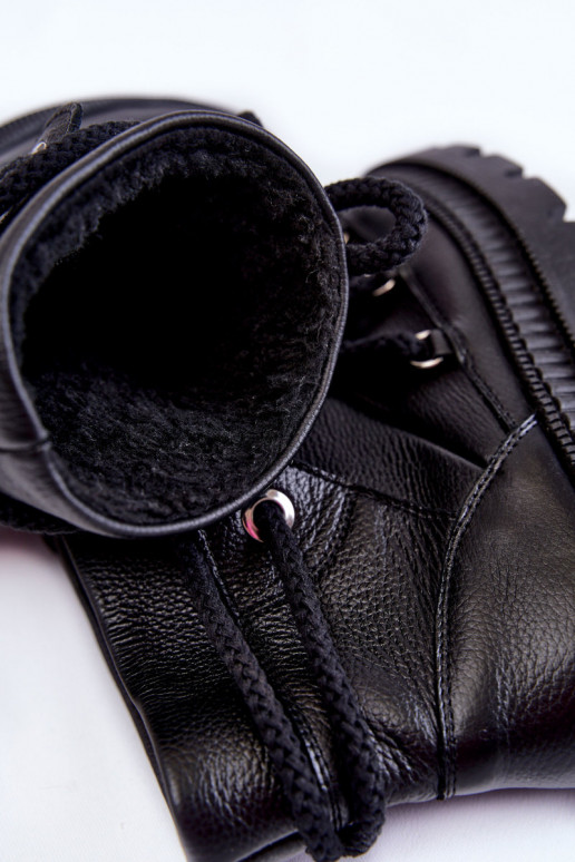 Sieviešu Stilīgasrnas Sieviešu puszābaki sniega apavi melnas krāsas Kallen