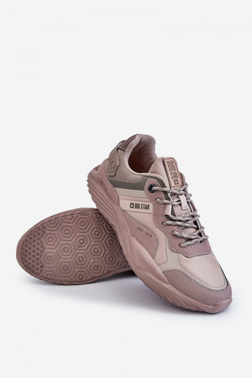 Vīriešiem Gaisma Sneakers modeļa apavi Memory Foam System Big Star LL174151 smilšu krāsas 2
