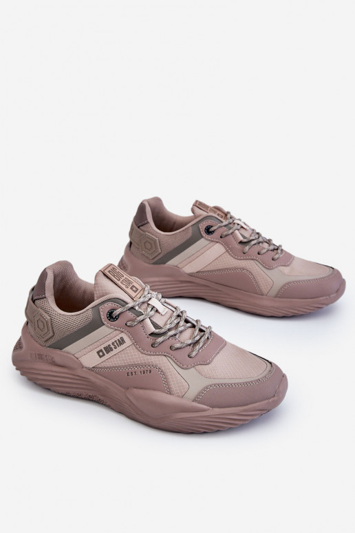 Vīriešiem Gaisma Sneakers modeļa apavi Memory Foam System Big Star LL174151 smilšu krāsas Vīriešiem Gaisma Sneakers modeļa apavi Memory Foam System Big Star LL174151 smilšu krāsas