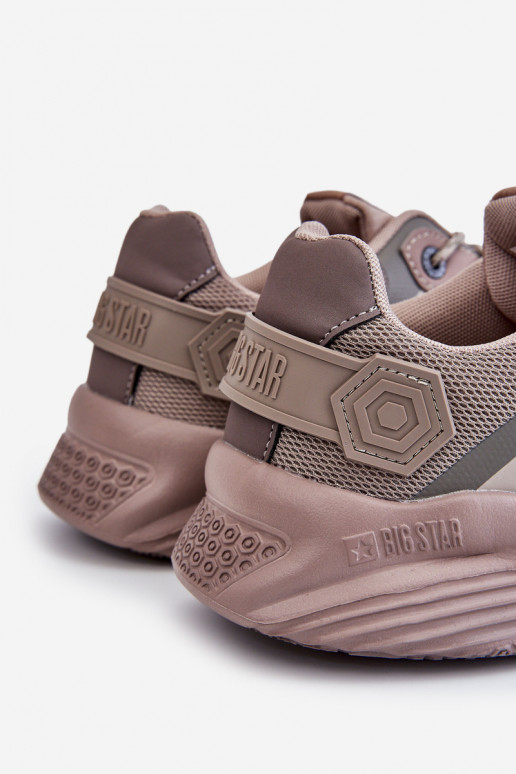 Vīriešiem Gaisma Sneakers modeļa apavi Memory Foam System Big Star LL174151 smilšu krāsas Vīriešiem Gaisma Sneakers modeļa apavi Memory Foam System Big Star LL174151 smilšu krāsas