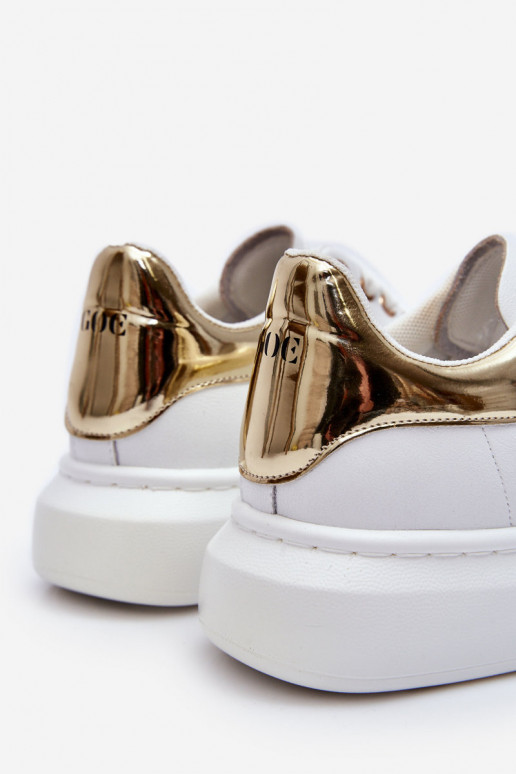 Sieviešu sporta apavi GOE LL2N4011 Baltas-Zelta krāsas Sieviešu sporta apavi GOE LL2N4011 Baltas-Zelta krāsas