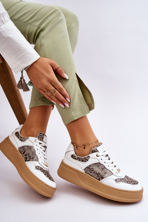 Sieviešu Ērti sporta apavi GOE LL2N4052 Baltas-smilšu krāsas Sieviešu Ērti sporta apavi GOE LL2N4052 Baltas-smilšu krāsas