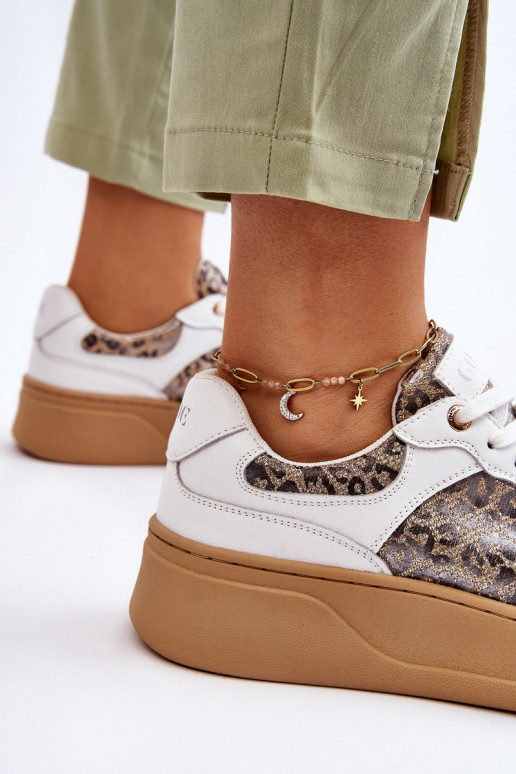 Sieviešu Ērti sporta apavi GOE LL2N4052 Baltas-smilšu krāsas Sieviešu Ērti sporta apavi GOE LL2N4052 Baltas-smilšu krāsas