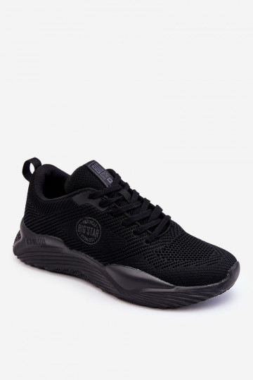 Vīriešiem Sneakers modeļa apavi Memory Foam Big Star LL174248 melnas krāsas