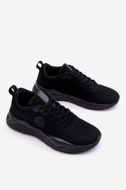 Vīriešiem Sneakers modeļa apavi Memory Foam Big Star LL174248 melnas krāsas Vīriešiem Sneakers modeļa apavi Memory Foam Big Star LL174248 melnas krāsas