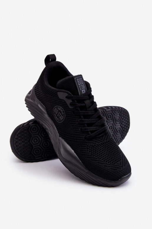 Vīriešiem Sneakers modeļa apavi Memory Foam Big Star LL174248 melnas krāsas Vīriešiem Sneakers modeļa apavi Memory Foam Big Star LL174248 melnas krāsas