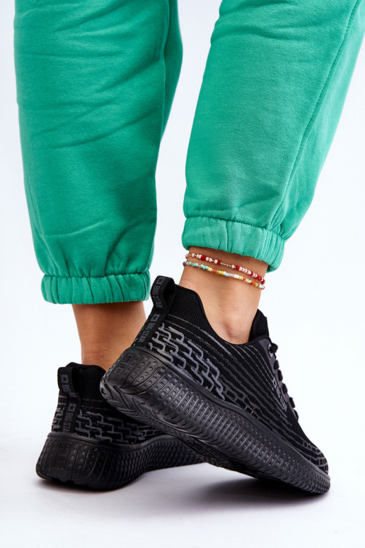 Sieviešu Tīkls sporta apavi Memory Foam System Big Star LL274662 melnas krāsas Sieviešu Tīkls sporta apavi Memory Foam System Big Star LL274662 melnas krāsas