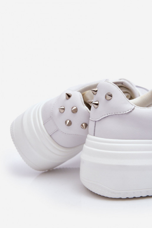 Sieviešu Klasiska modeļa sporta apavi GOE LL2N4060 baltas krāsas Sieviešu Klasiska modeļa sporta apavi GOE LL2N4060 baltas krāsas