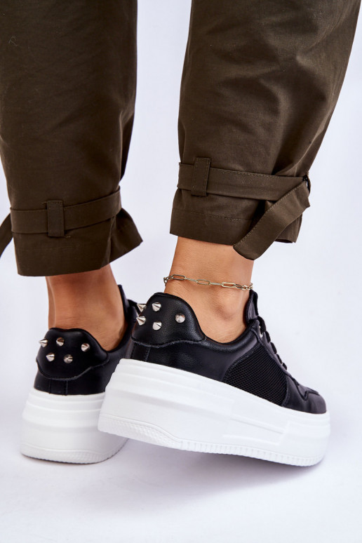 Sieviešu Klasiska modeļa sporta apavi GOE LL2N4061 melnas krāsas Sieviešu Klasiska modeļa sporta apavi GOE LL2N4061 melnas krāsas