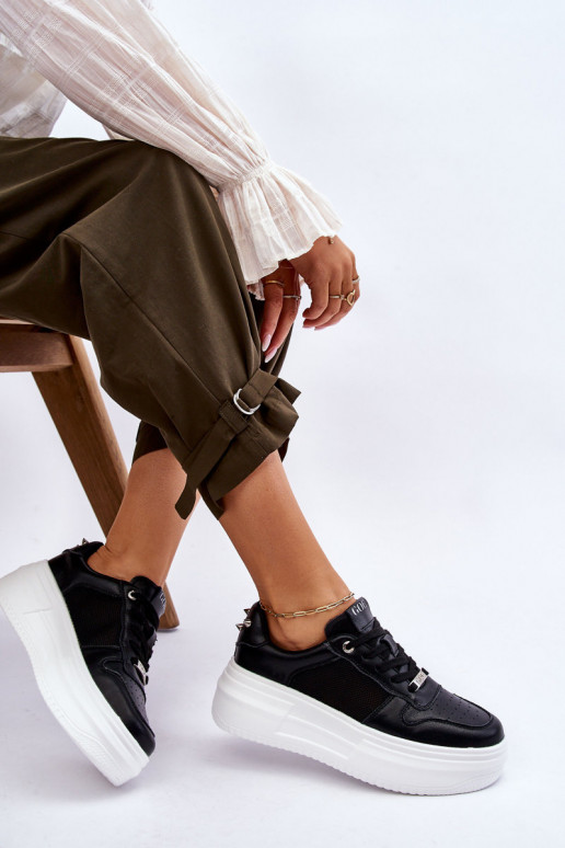 Sieviešu Klasiska modeļa sporta apavi GOE LL2N4061 melnas krāsas Sieviešu Klasiska modeļa sporta apavi GOE LL2N4061 melnas krāsas