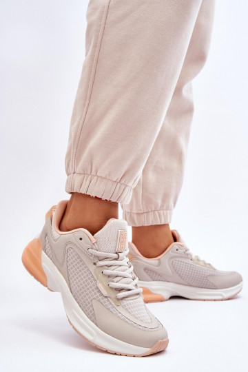 Ērti sporta apavi Memory Foam System Big Star LL274336 smilšu krāsas