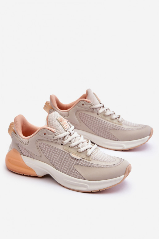 Ērti sporta apavi Memory Foam System Big Star LL274336 smilšu krāsas Ērti sporta apavi Memory Foam System Big Star LL274336 smilšu krāsas