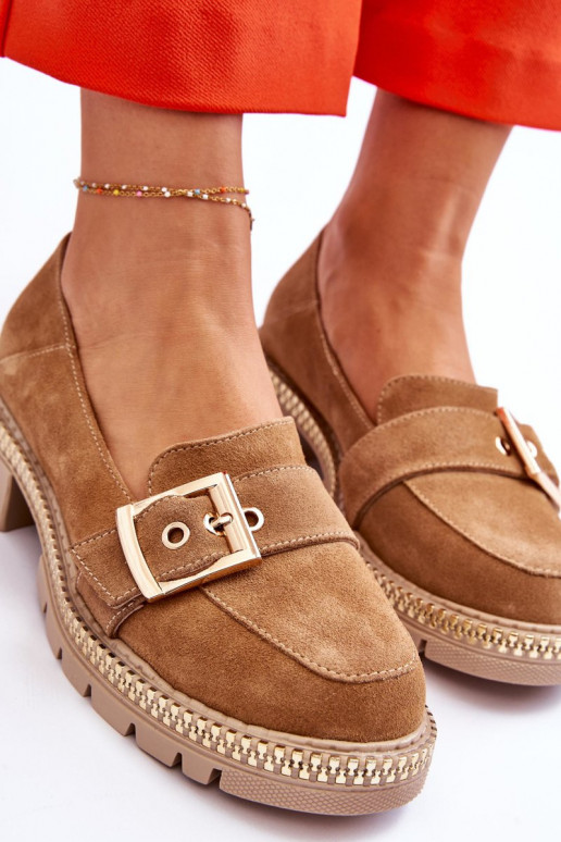 Stilīgasrnas Zamšādas mokasīni smilšu krāsas Eloisa Stilīgasrnas Zamšādas mokasīni smilšu krāsas Eloisa